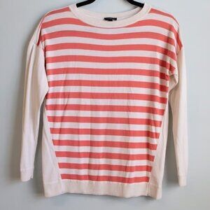 Talbots pink and cream stripe sweater-MP